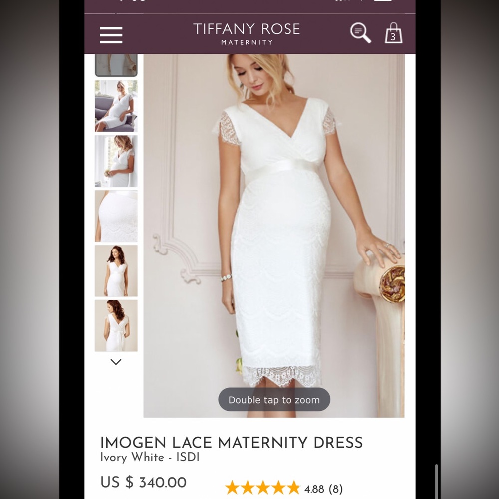 Tiffany rose. wore as bridal dress but could be worn for other $360 (w sash)